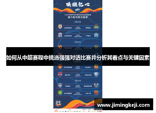 如何从中超赛程中挑选强强对话比赛并分析其看点与关键因素